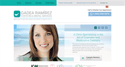 Desktop Screenshot of costaricadentalservices.com