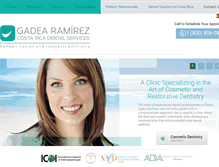 Tablet Screenshot of costaricadentalservices.com